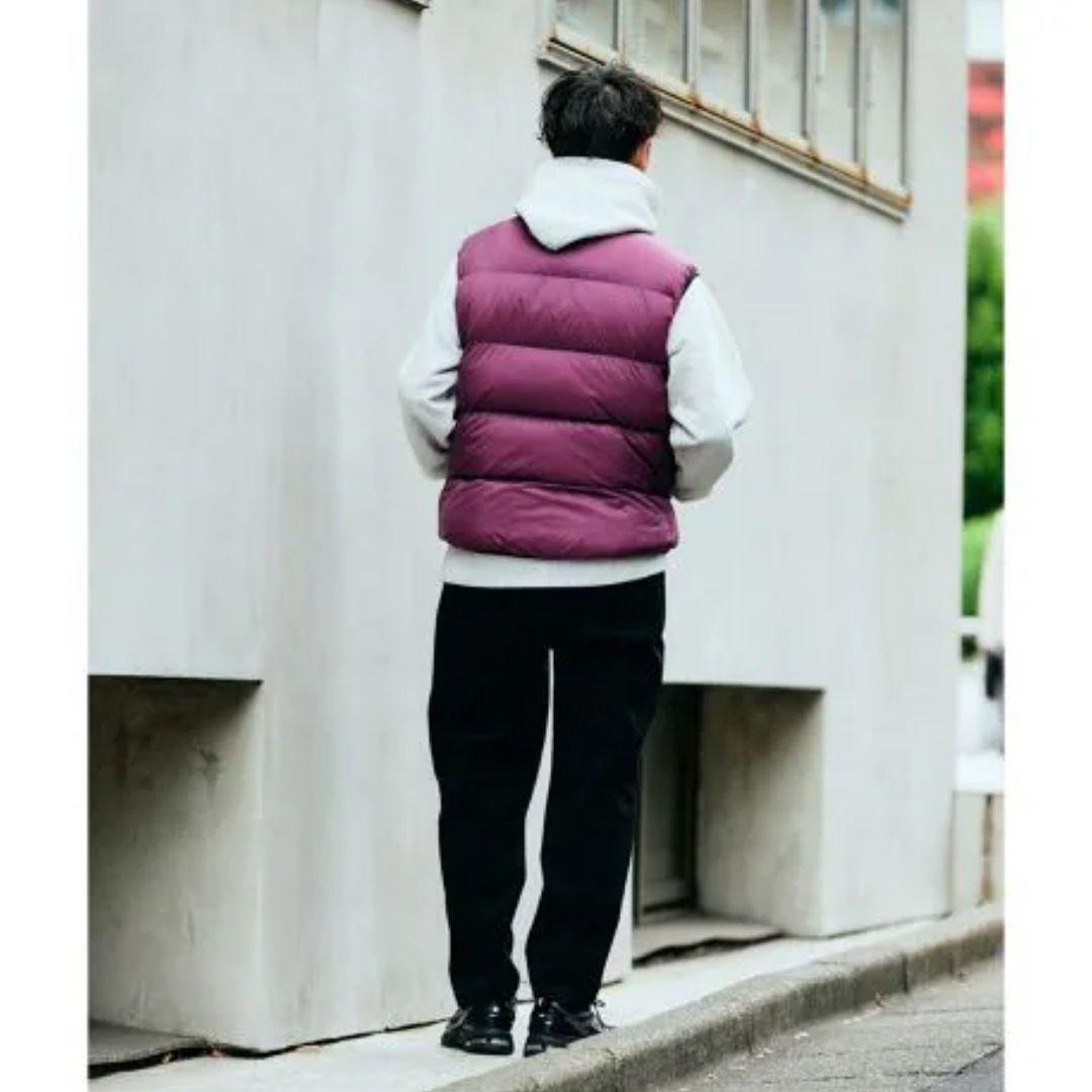 ☆【新品未使用】relume×TAION別注ダウンベスト パープル Lサイズ☆