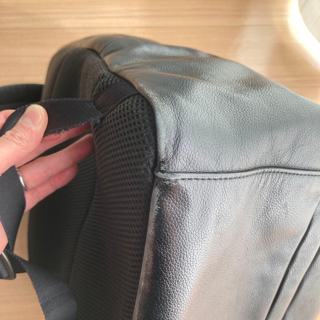 COACH　ヒューストン　バックパック　シボレザー　黒