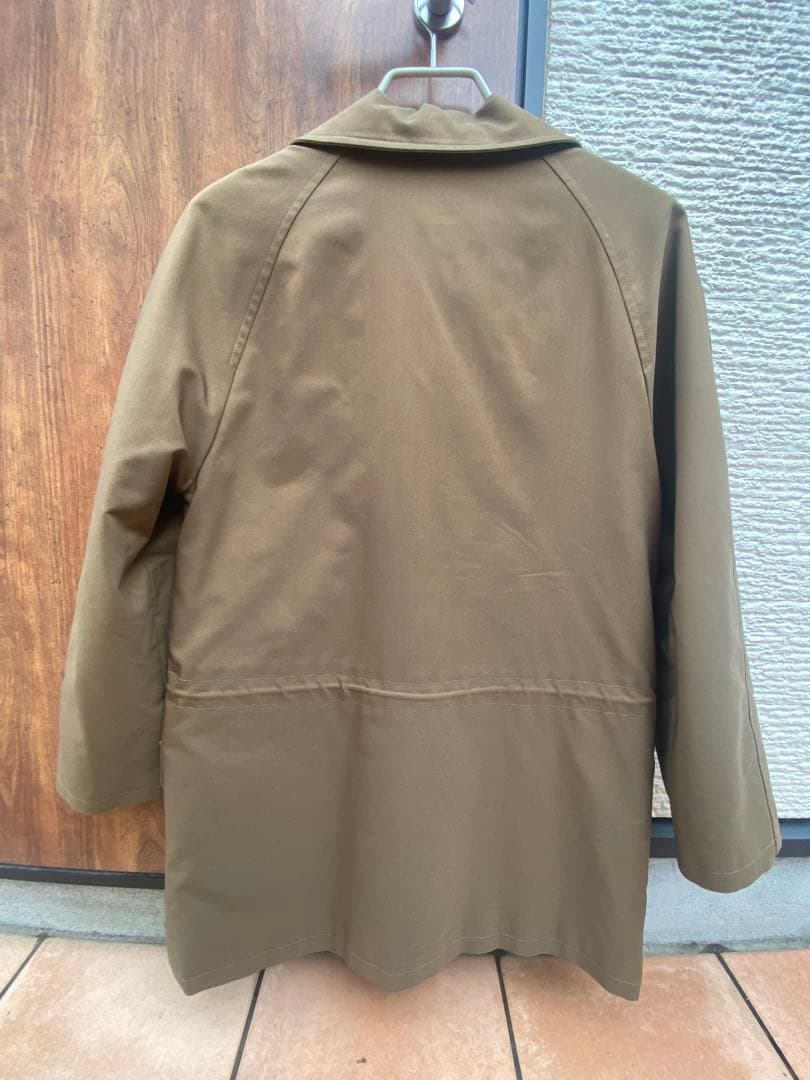 HERMES ポリアミド中綿入りハーフコート