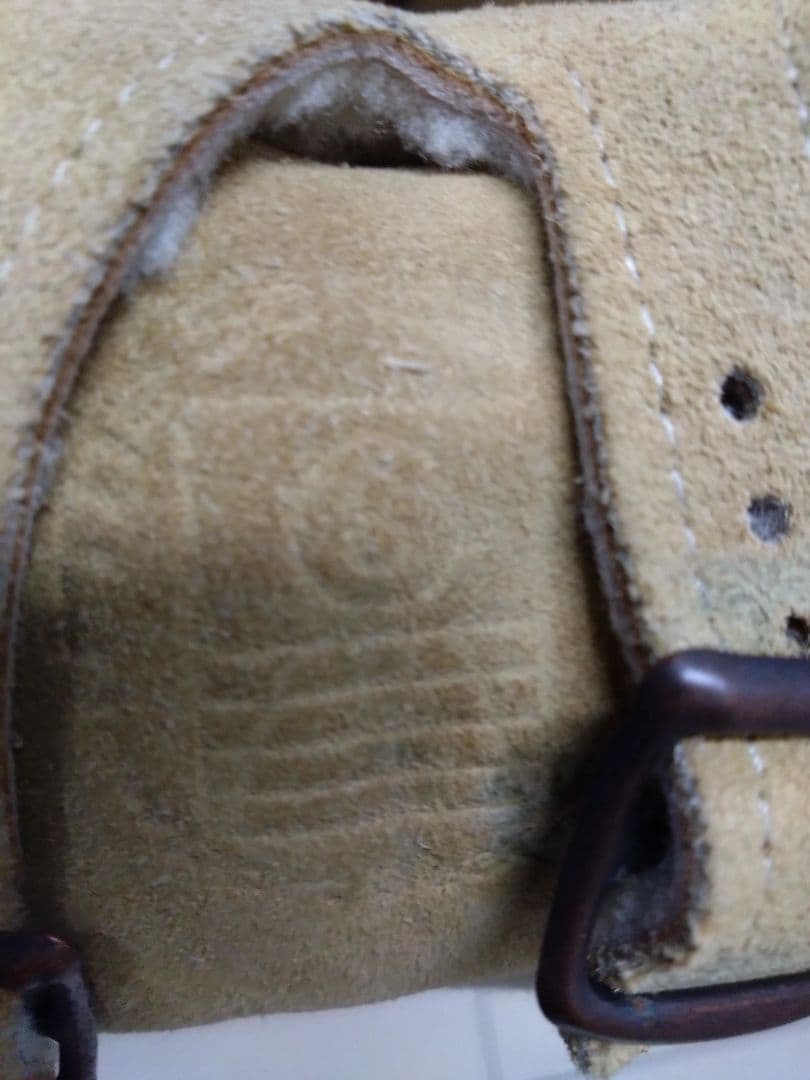 THE SANDALMAN サンダルマン　ダブルストラップ　ムートン　サンダル