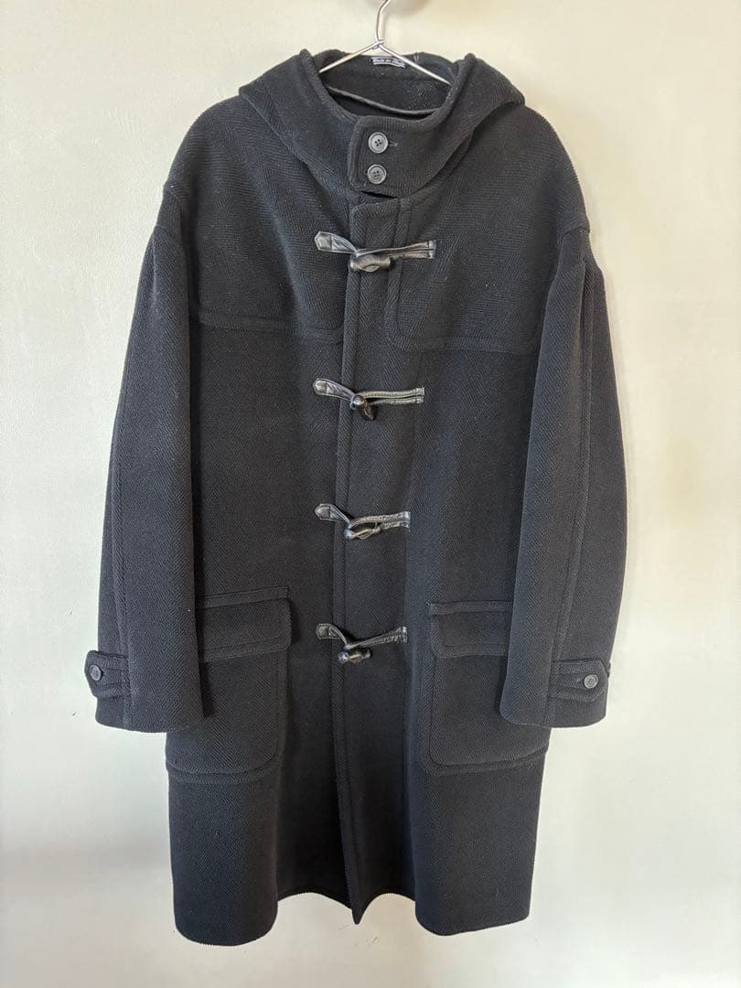 【OLD FENDI オールドフェンディ】ダッフルコート ブラック