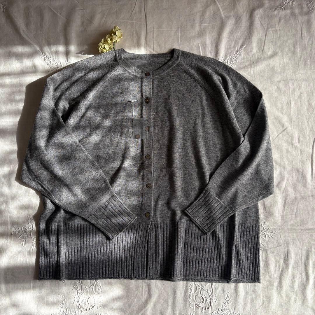 ꕤ新品ꕤ北欧暮らしの道具店 / コーデがまとまるカーディガン①グレー