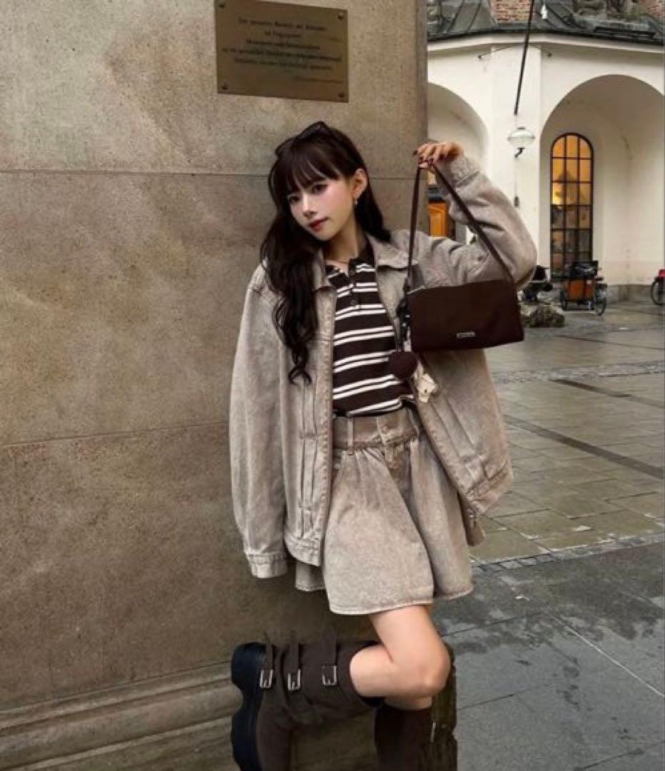 THETOE Olympia Denim Jacket Sサイズ　brown