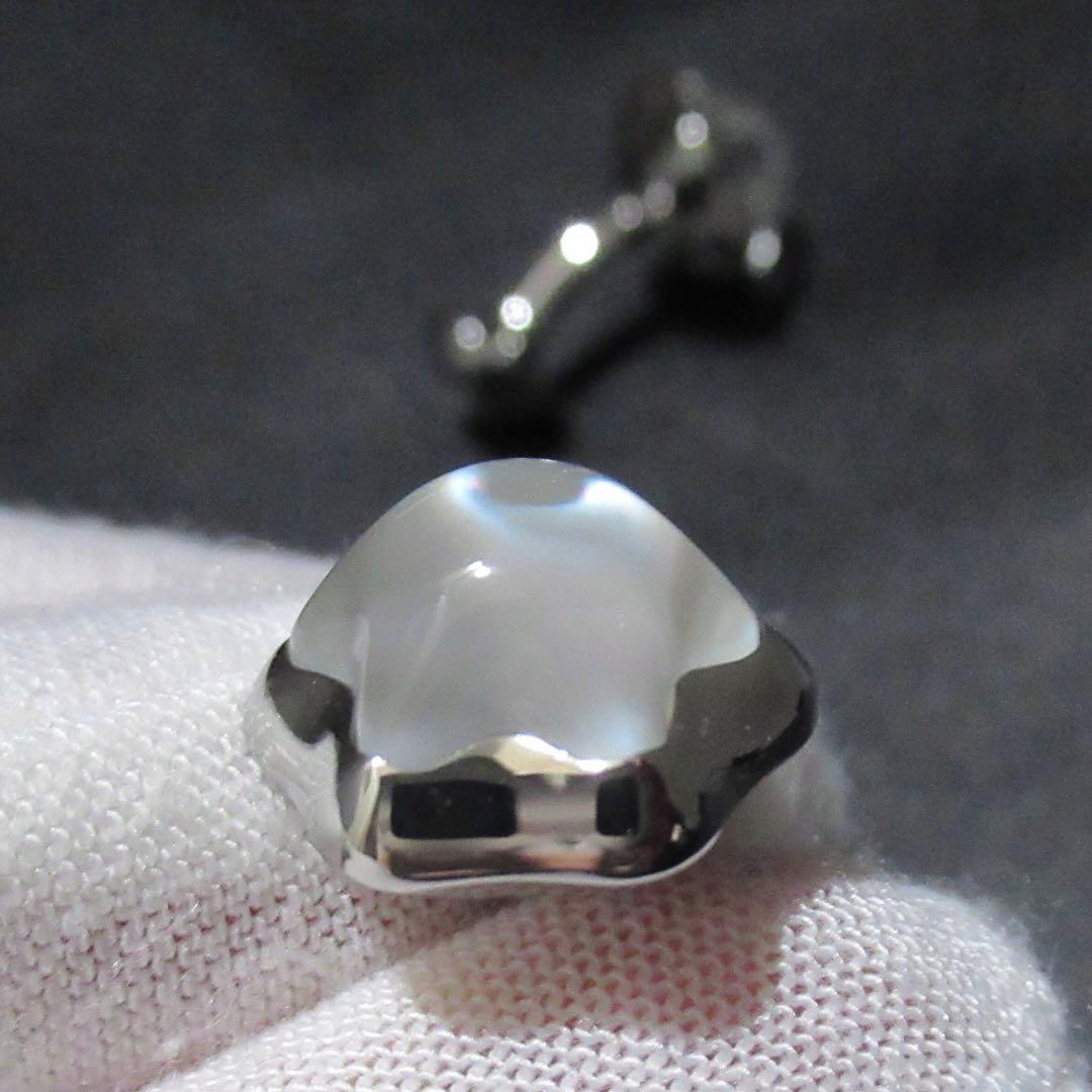 モンブラン カフス スター ホワイトクォーツ 106672