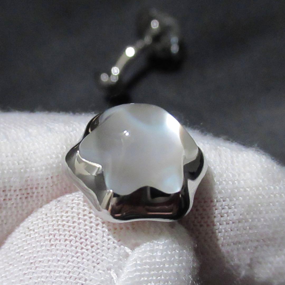 モンブラン カフス スター ホワイトクォーツ 106672