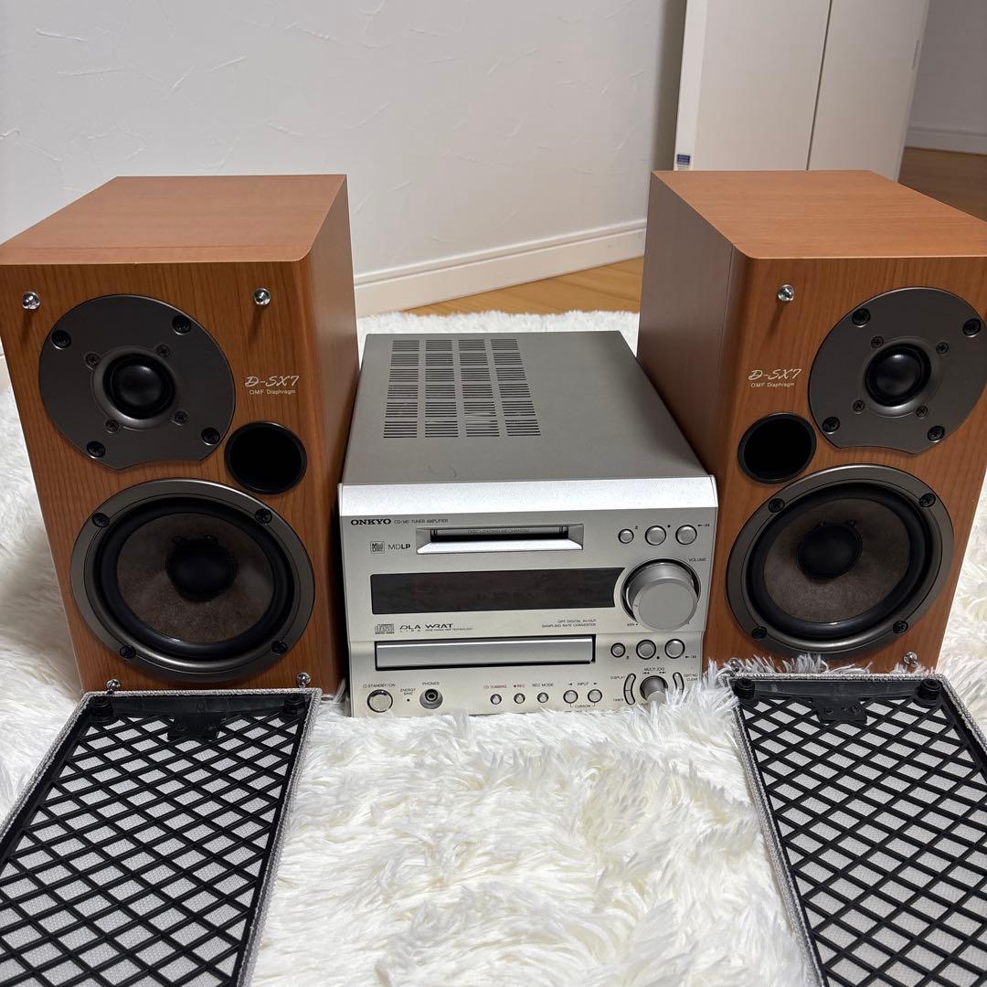 ONKYO FR-X7 CD/MDコンポ ＋ D-SX7 スピーカーセット