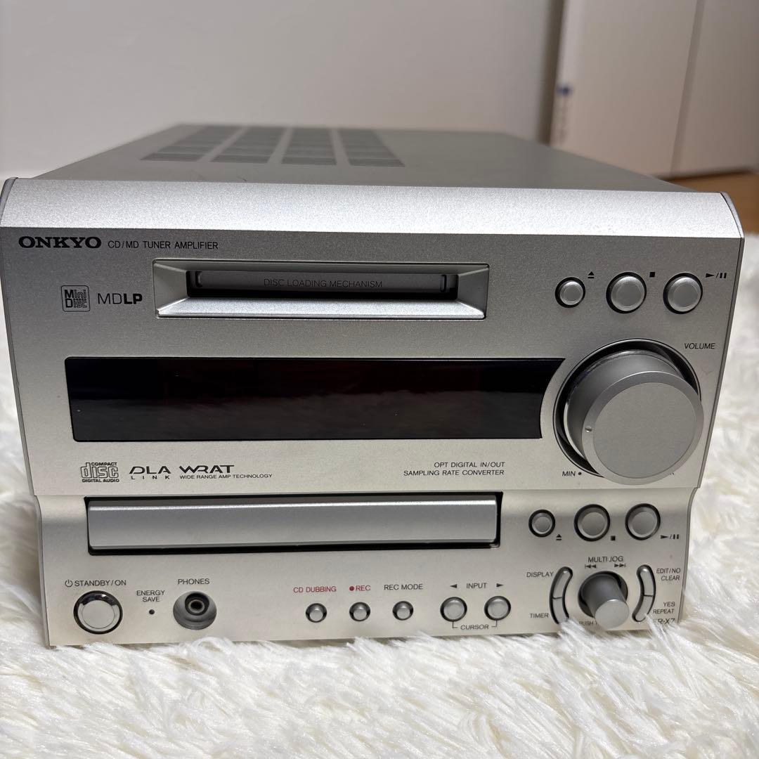 ONKYO FR-X7 CD/MDコンポ ＋ D-SX7 スピーカーセット
