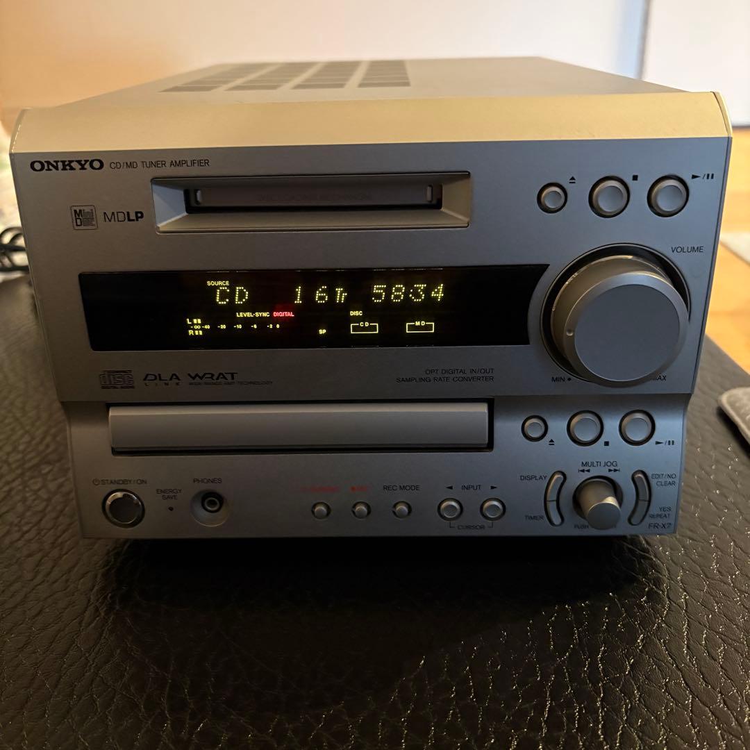 ONKYO FR-X7 CD/MDコンポ ＋ D-SX7 スピーカーセット