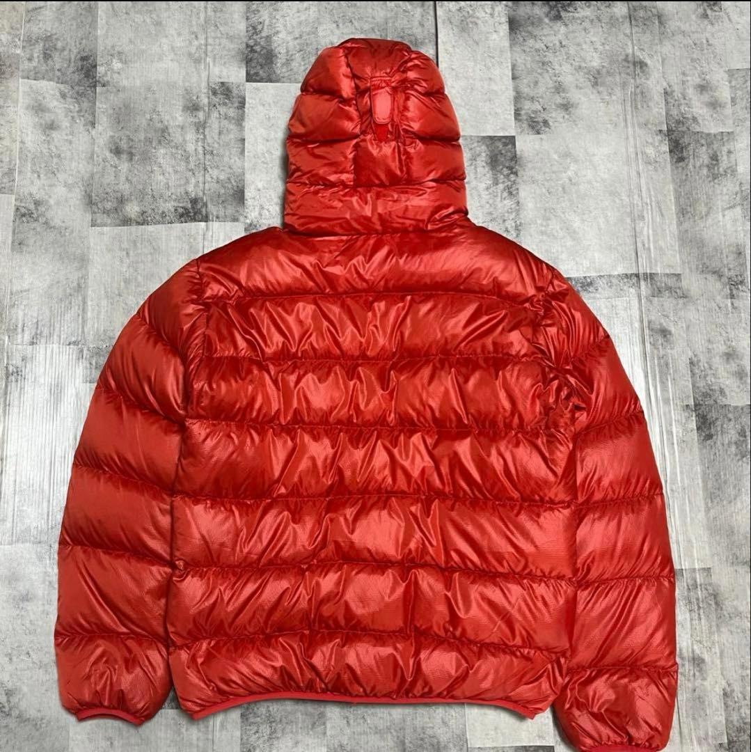 モンベル　ライトアルパインダウンパーカ　赤　オレンジ　XL　800FP