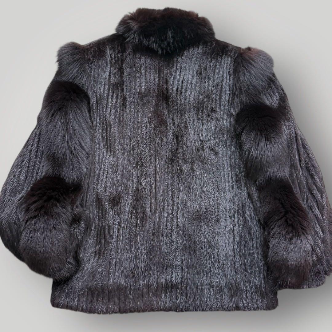 SAGAMINK サガミンク ミンク フォックス 切り替え コート ボリューム◎