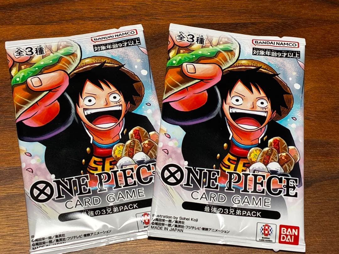 未開封　ワンピースカードゲーム　最強の3兄弟PACK