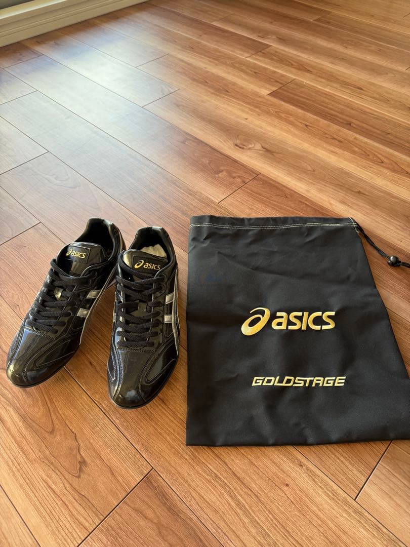 ASICS 野球用スパイク 黒/近本光司ロゴ入り　新品