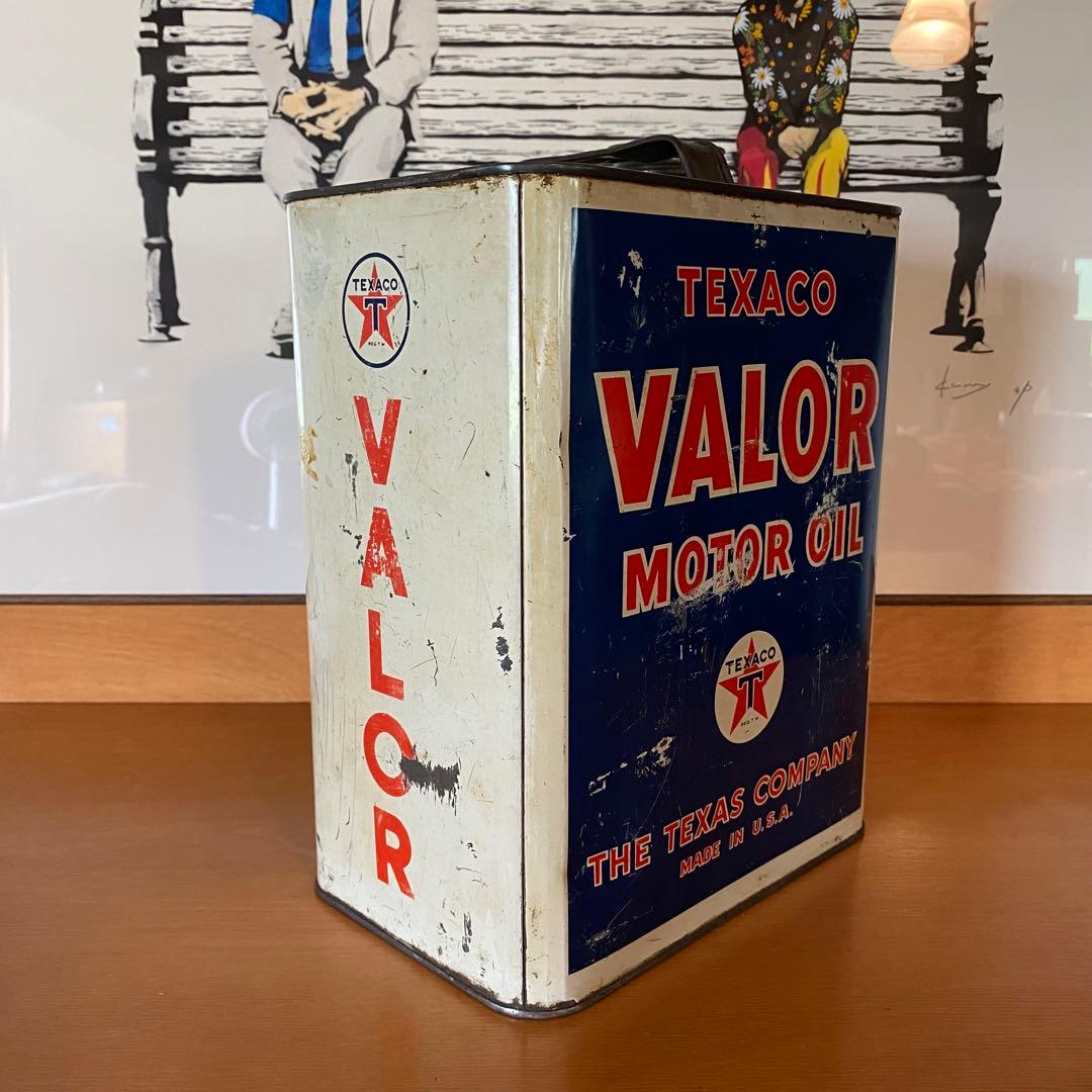 激レア　Texaco Valor Motor Oil 2ガロン缶