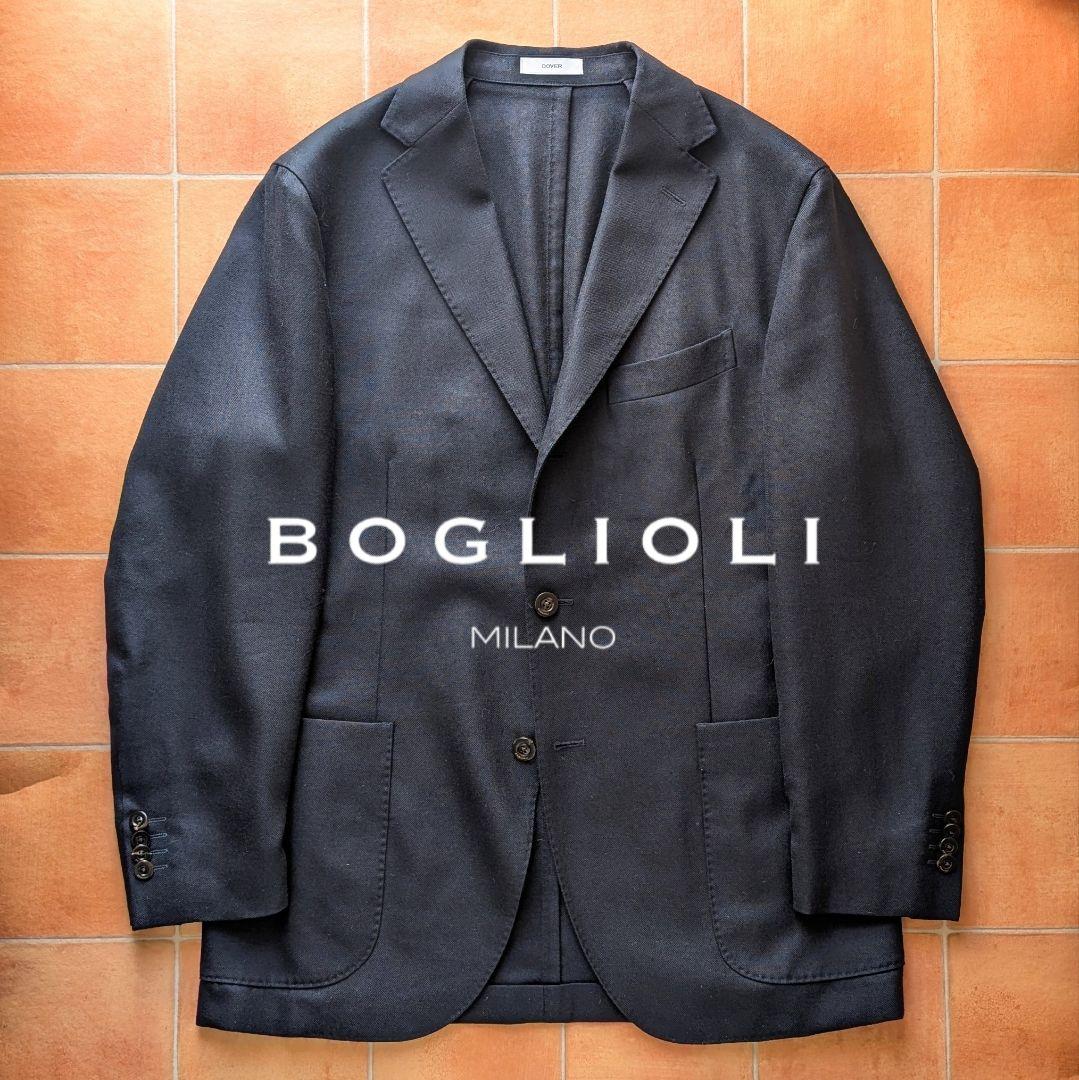 【近年モデル】BOGLIOLI DOVER ホップサック ジャケット ネイビー