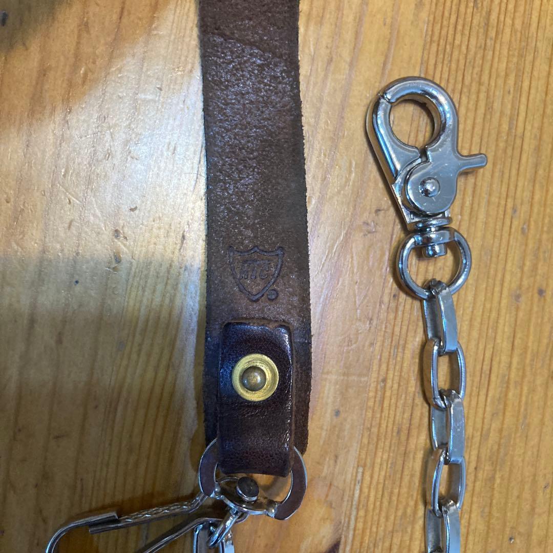 HTC ウォレットチェーン ブラウン エイチティーシー