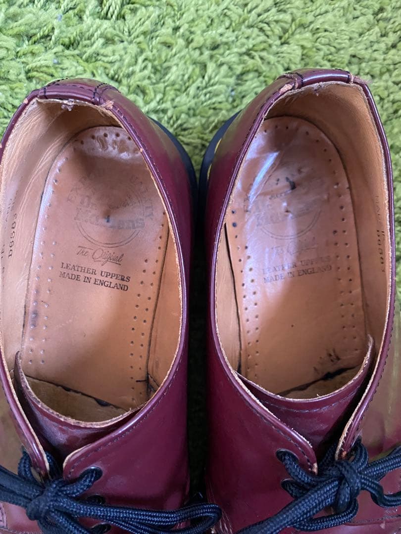 ドクターマーチン　メイドインイングランド　3ホールシューズ　イングランド製
