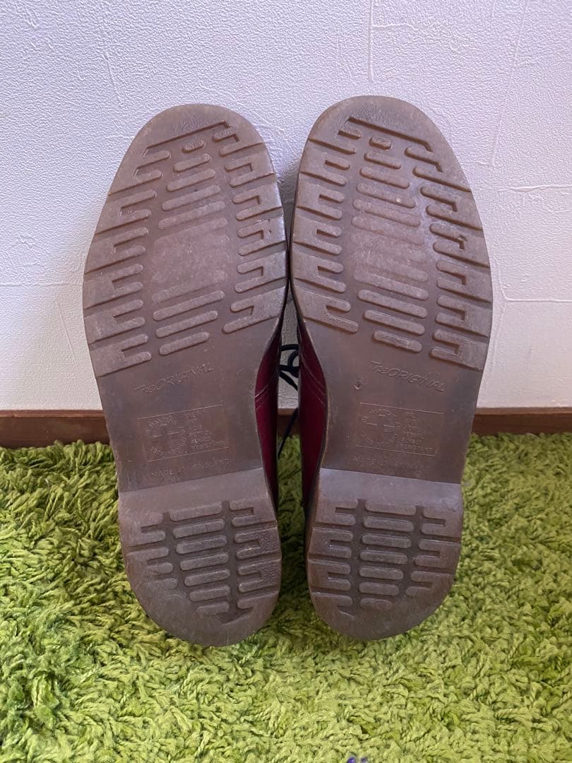 ドクターマーチン　メイドインイングランド　3ホールシューズ　イングランド製