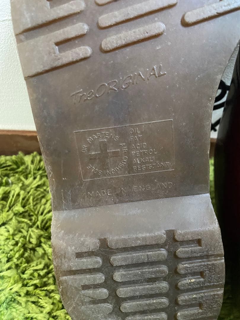 ドクターマーチン　メイドインイングランド　3ホールシューズ　イングランド製