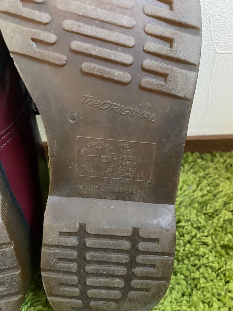 ドクターマーチン　メイドインイングランド　3ホールシューズ　イングランド製