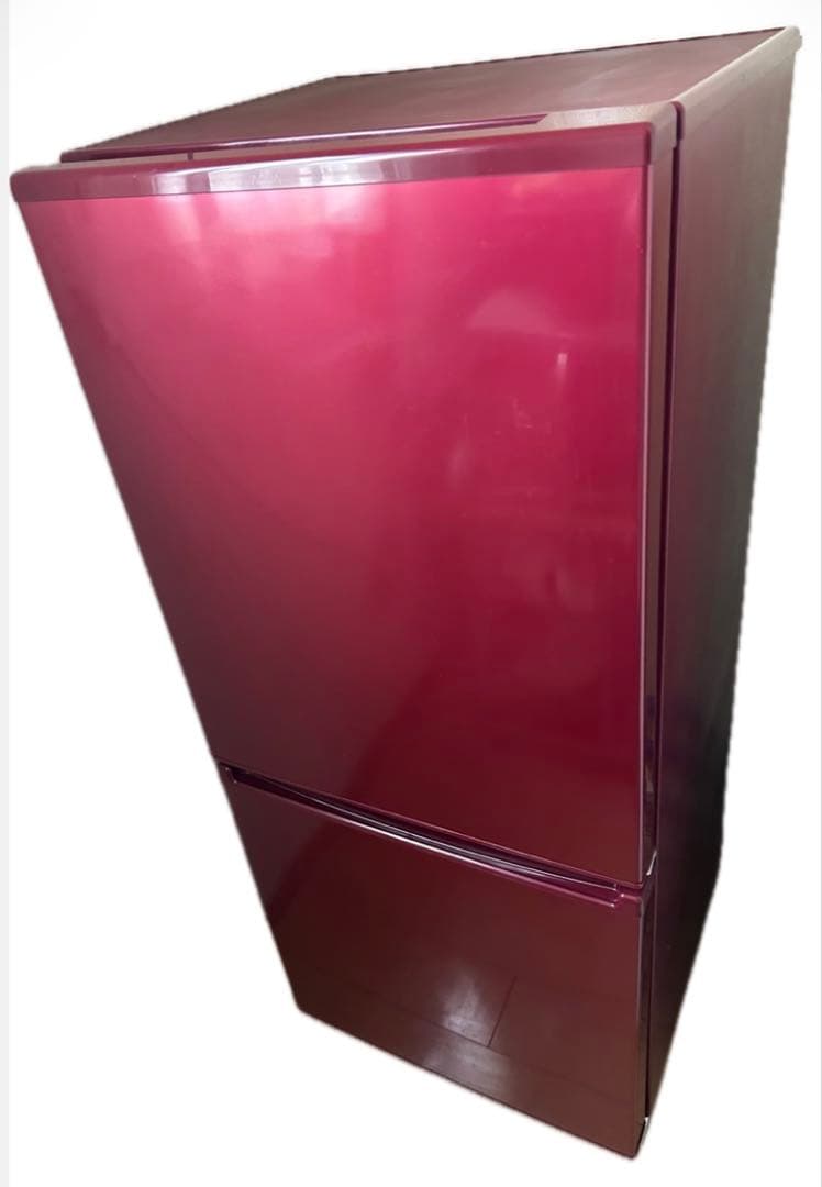 アクア AQUA 17J 冷凍庫　冷蔵庫　赤　レッド 一人暮らし　家電　2ドア