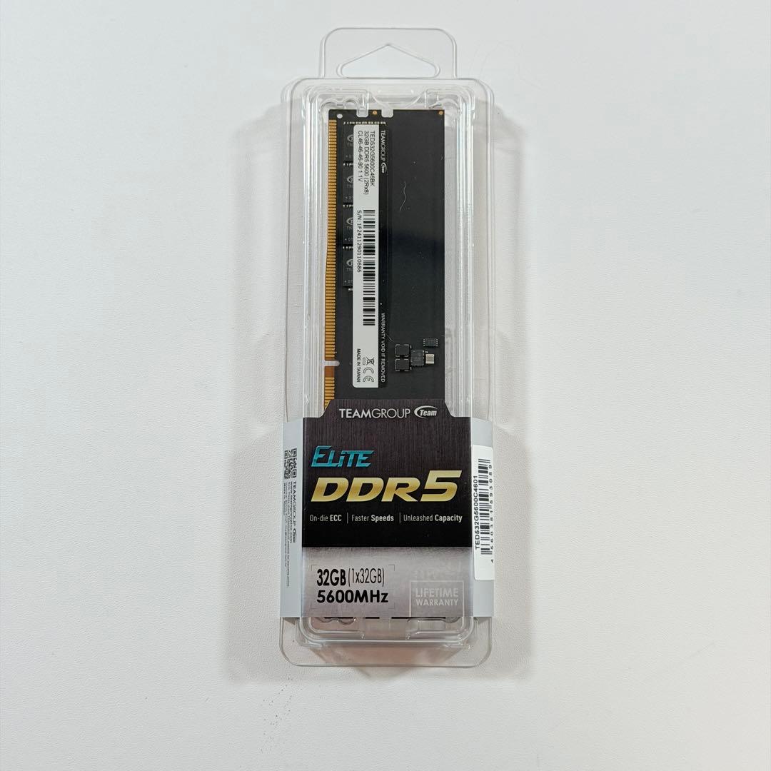 【新品未開封】Team DDR5-5600 32GBメモリx1