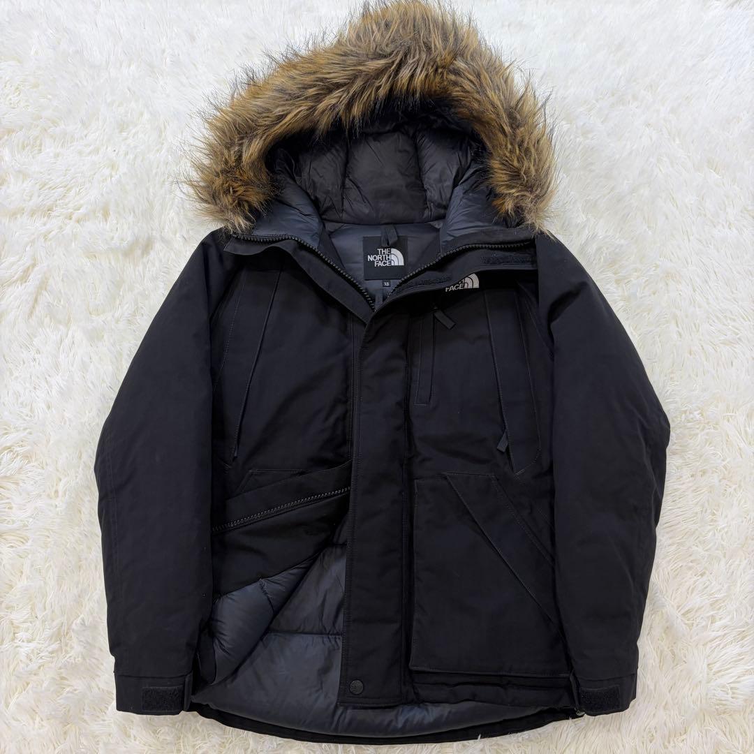 ノースフェイス エレバス ND91530 ダウンジャケット 黒 XS 洗える