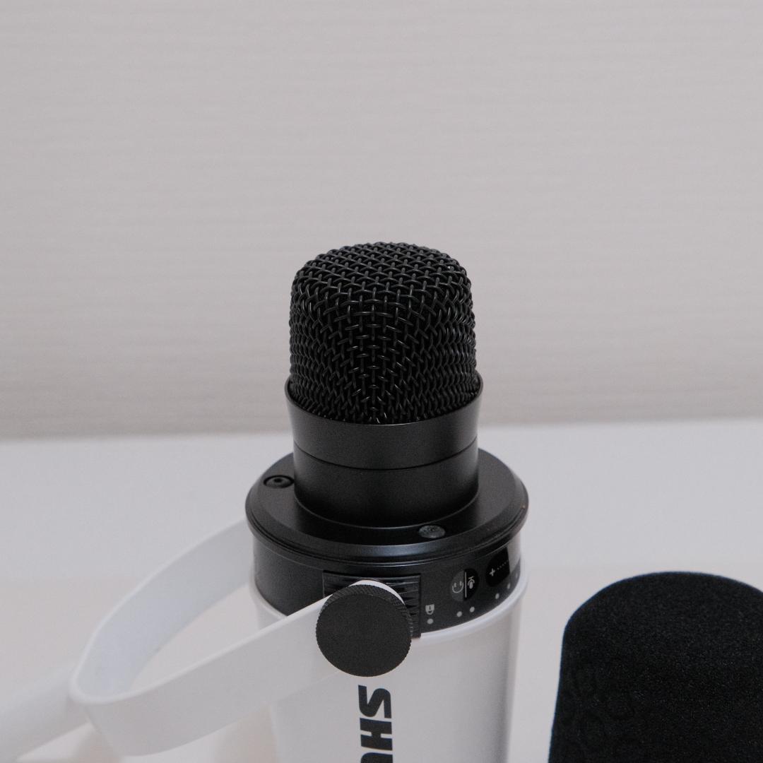 SHURE MV7 ポッドキャストマイクロホン ホワイト
