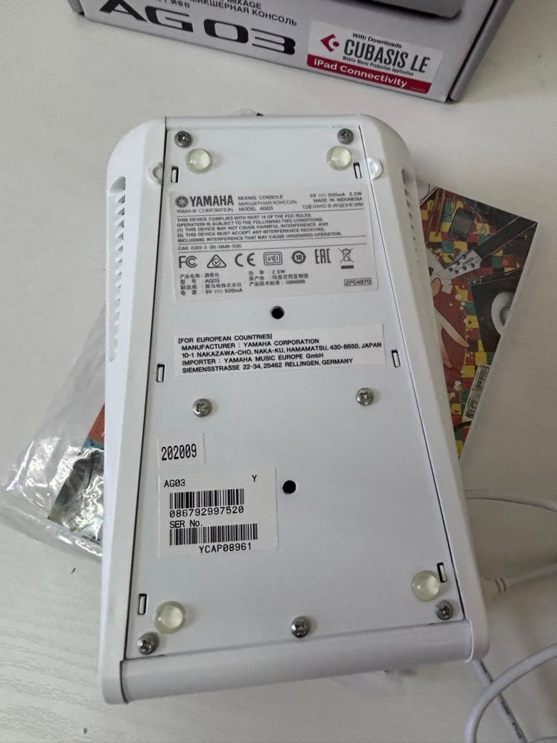 【送料無料】YAMAHA AG03 オーディオインターフェイス