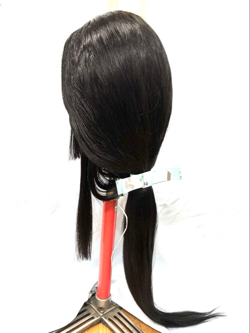 垂髪、黒髪、大サイズ、中古舞踊かつら、日本髪かつら、大衆演劇かつら、ケース付き