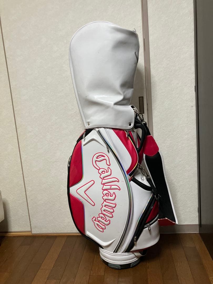 Callaway キャディバッグ ホワイト/レッド
