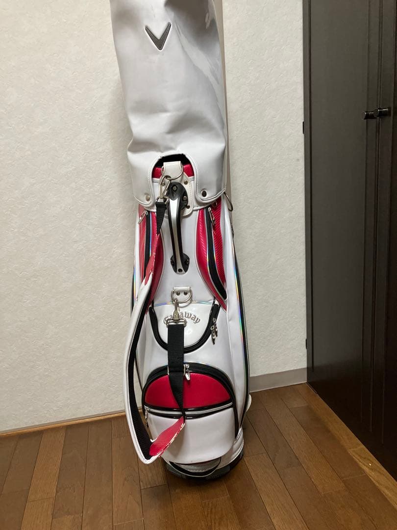Callaway キャディバッグ ホワイト/レッド