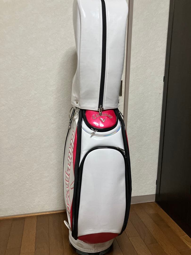 Callaway キャディバッグ ホワイト/レッド