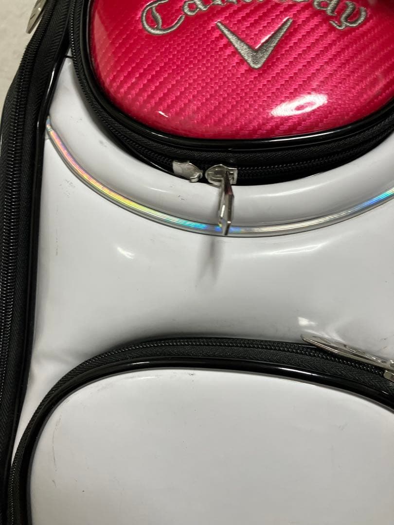 Callaway キャディバッグ ホワイト/レッド