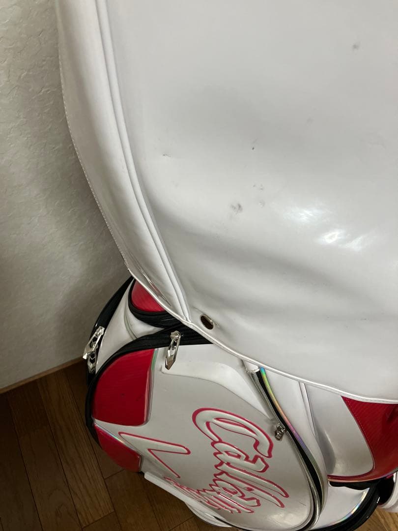 Callaway キャディバッグ ホワイト/レッド