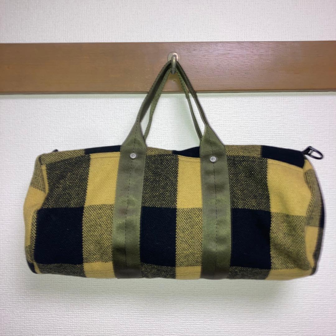 postoveralls ポストオーバーオールズ ウールボストンバッグ