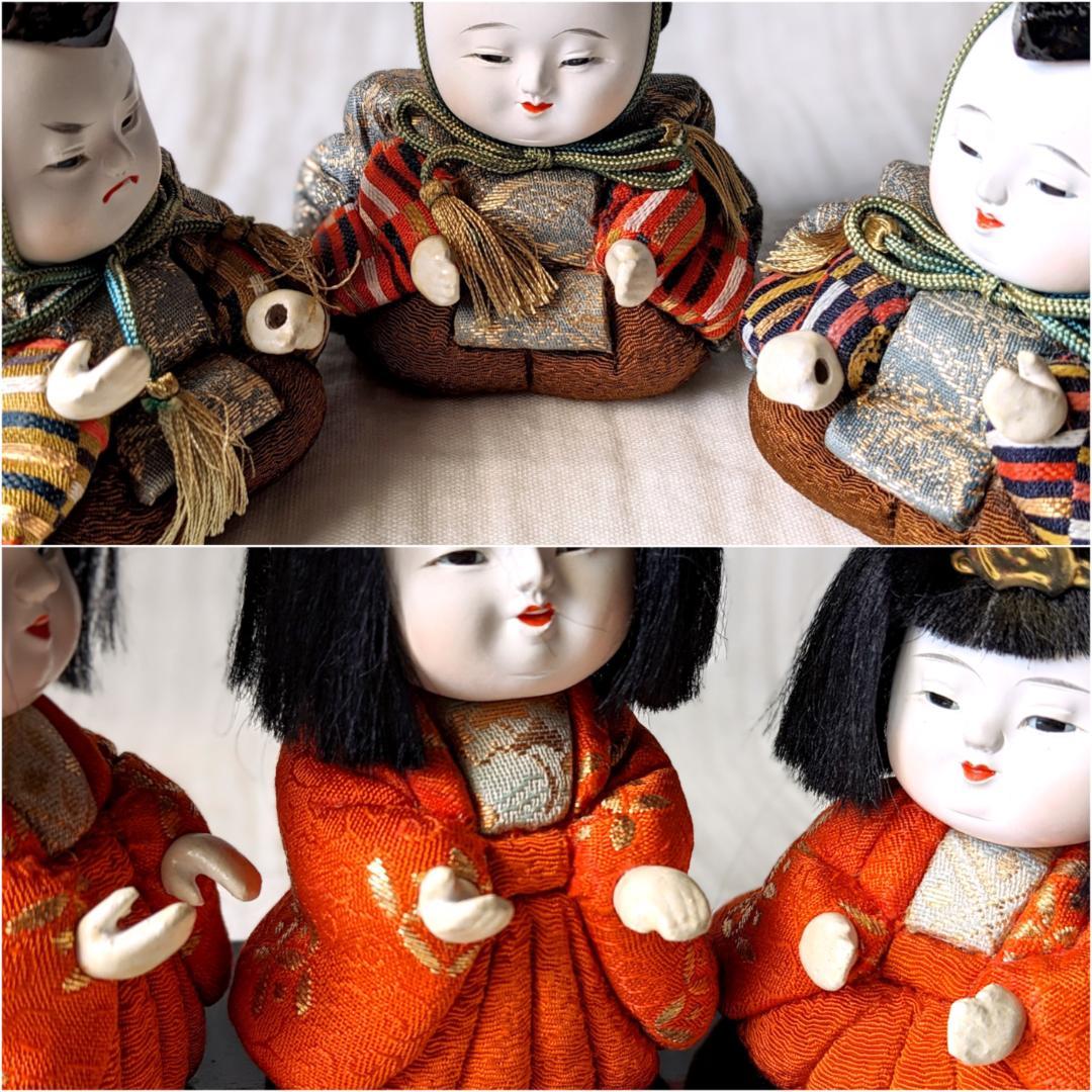 限定お値下げ　美品　雛人形　お雛様　ひな人形　15人揃え　木目込み人形　年代物