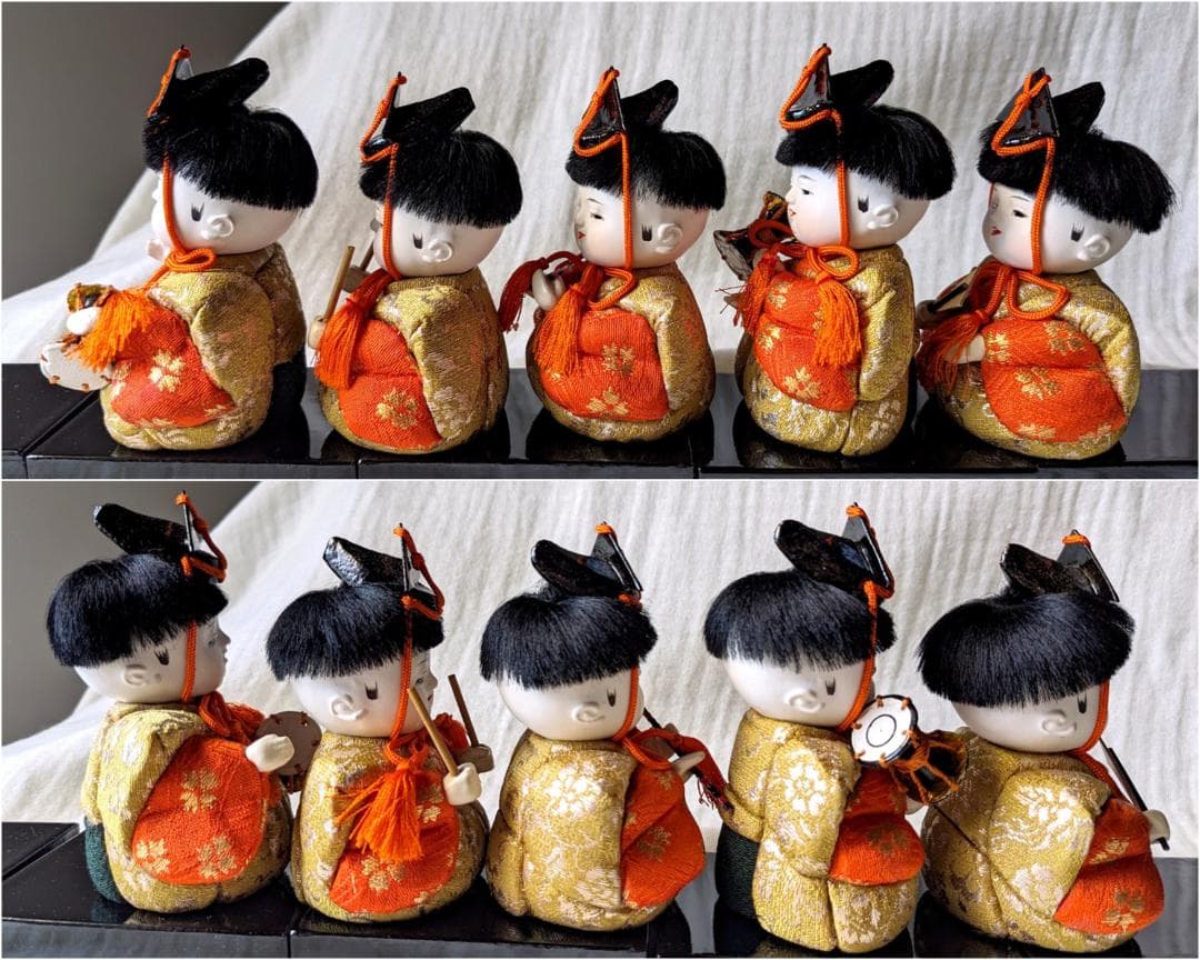 限定お値下げ　美品　雛人形　お雛様　ひな人形　15人揃え　木目込み人形　年代物
