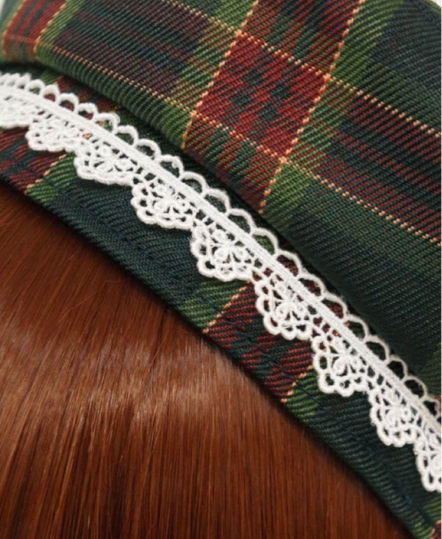 Amavel アマベル Dolly Holiday リボン付ベレー帽 グリーン