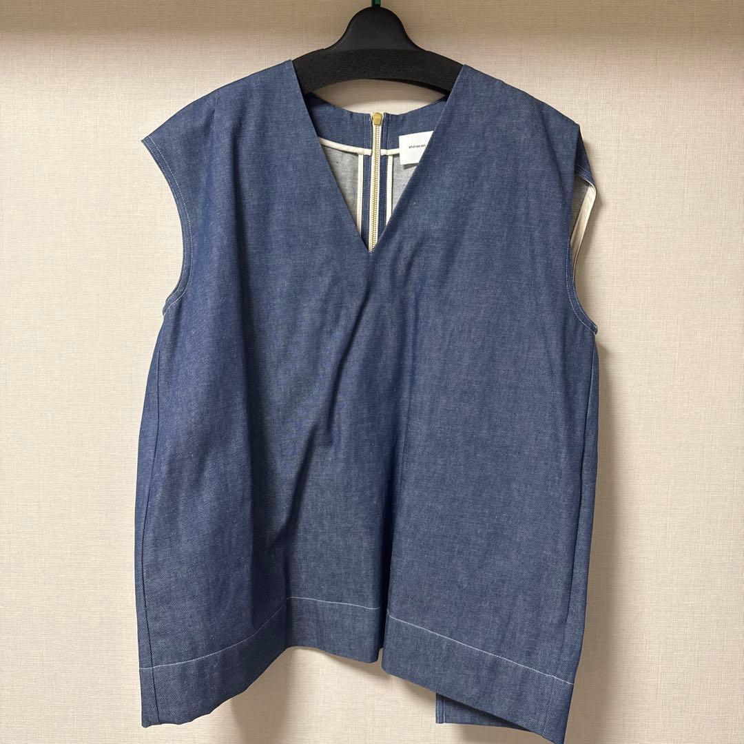 shirocon デニムジレ