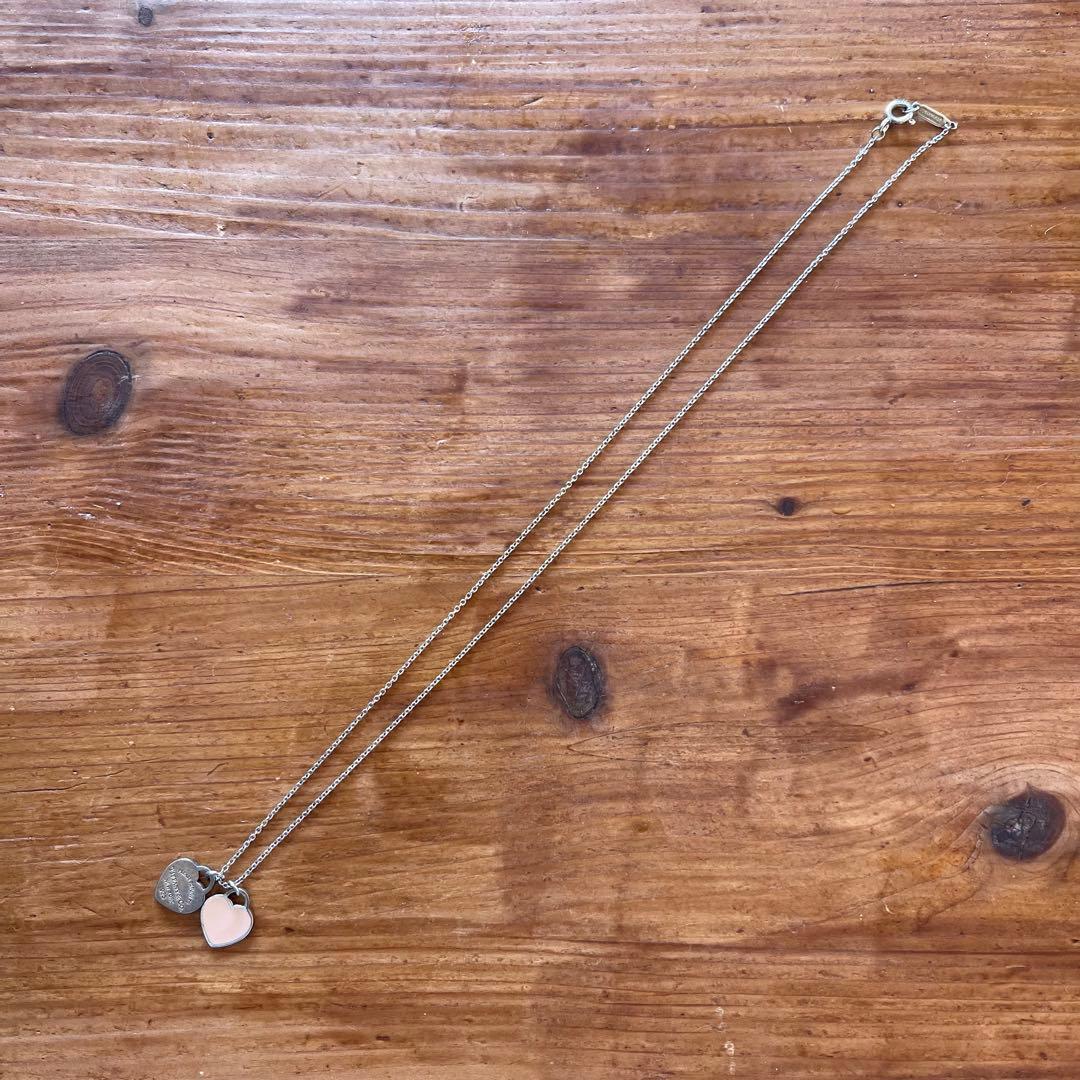 Tiffanyティファニー リターントゥ ダブルハートタグ ネックレス