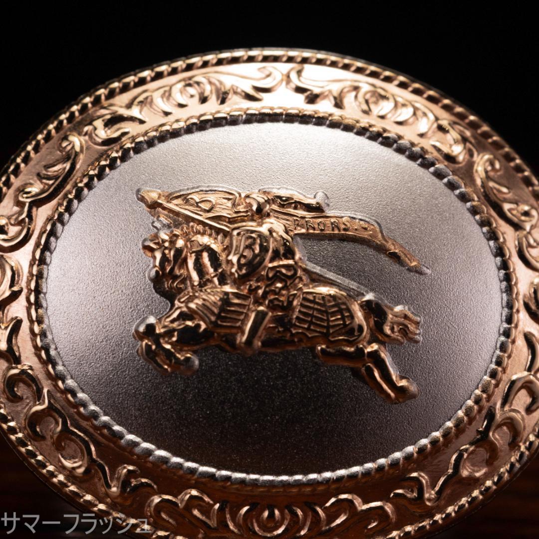 至高の一品 Burberry バーバリー silver925×k14 カフス