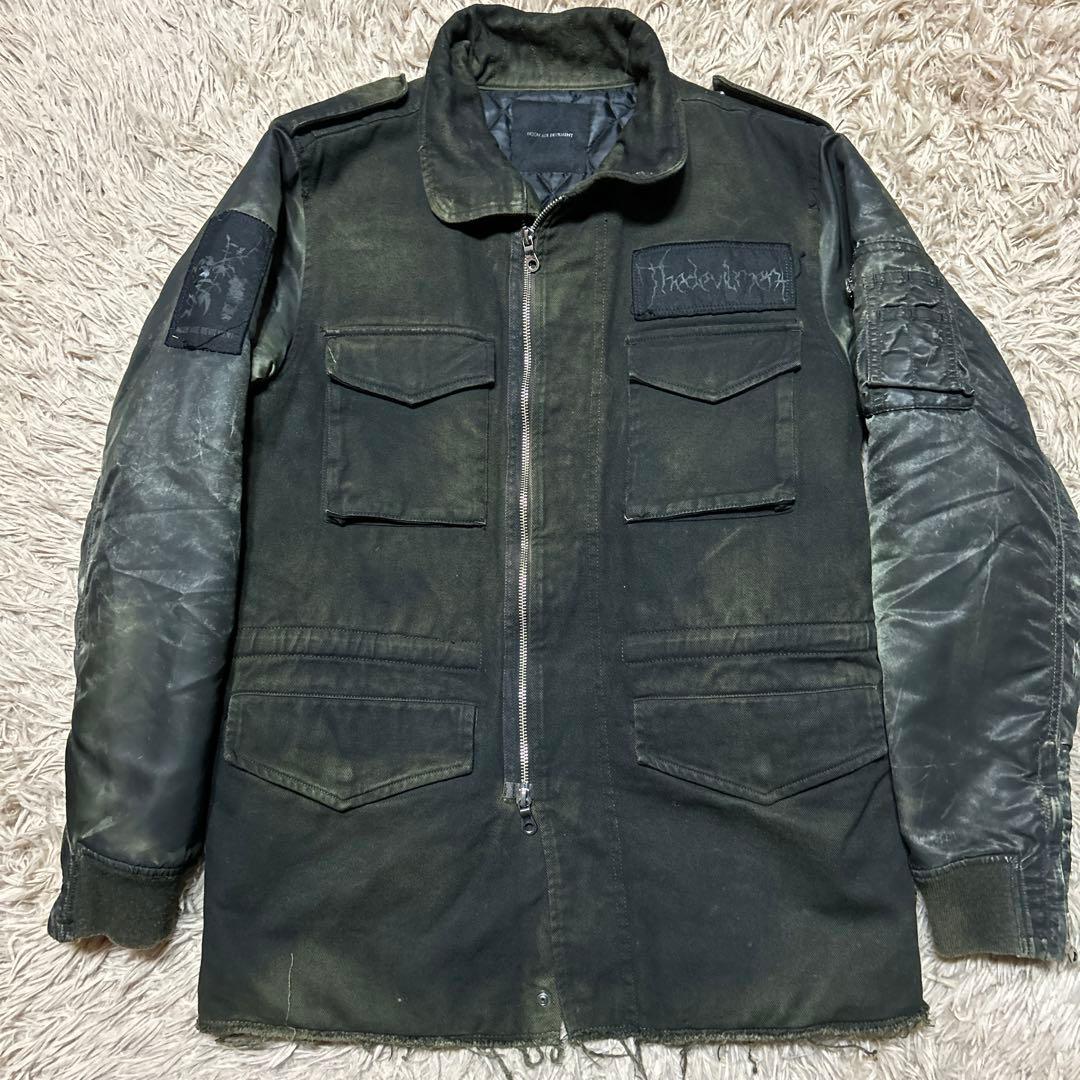 K*a様 ムーンエイジデビルメントムラ加工ミリタリージャケット48清春モッズコー