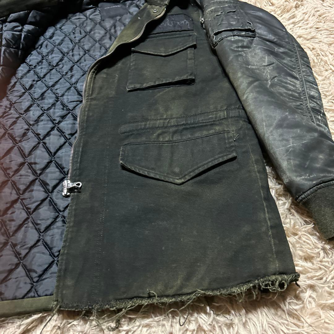 K*a様 ムーンエイジデビルメントムラ加工ミリタリージャケット48清春モッズコー