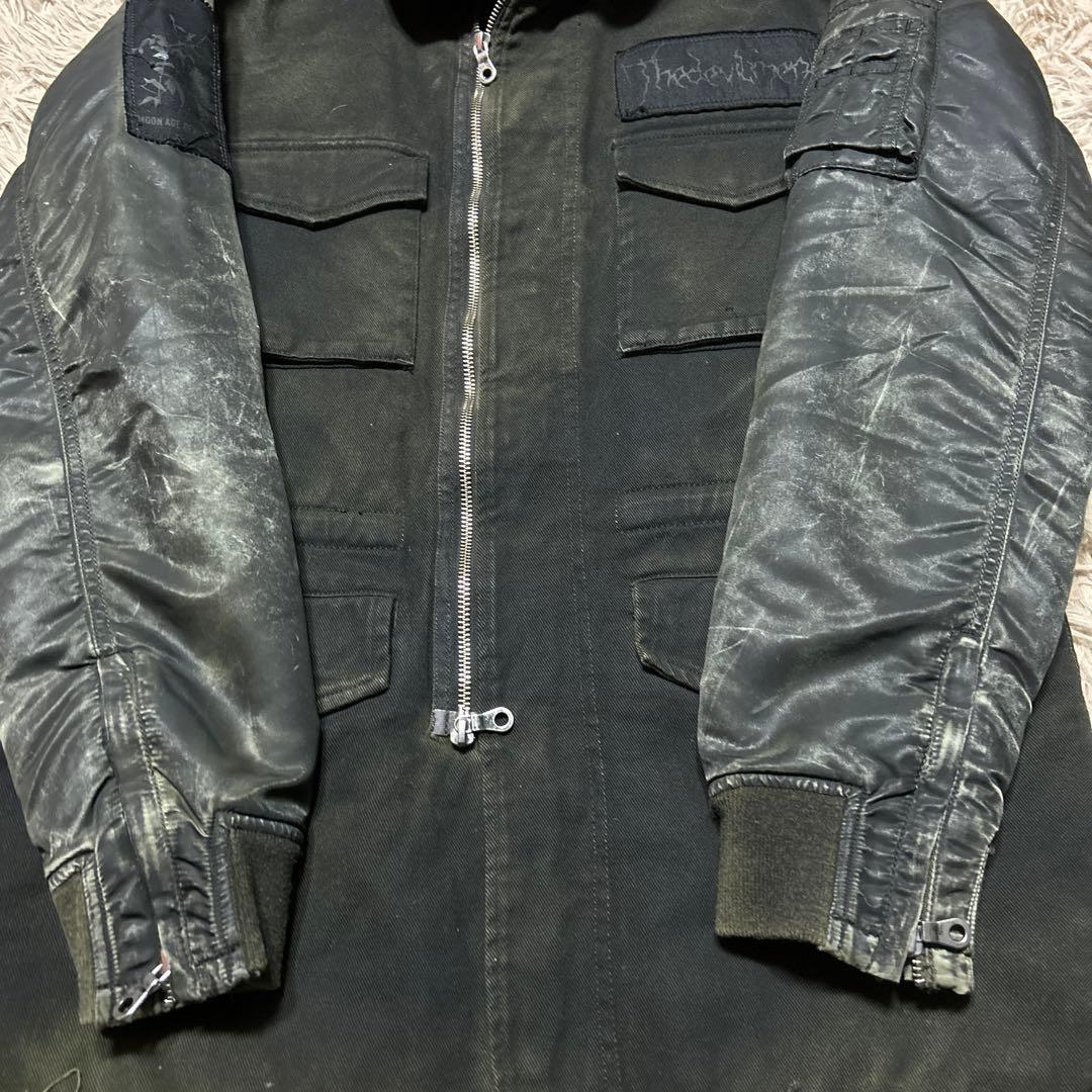 K*a様 ムーンエイジデビルメントムラ加工ミリタリージャケット48清春モッズコー