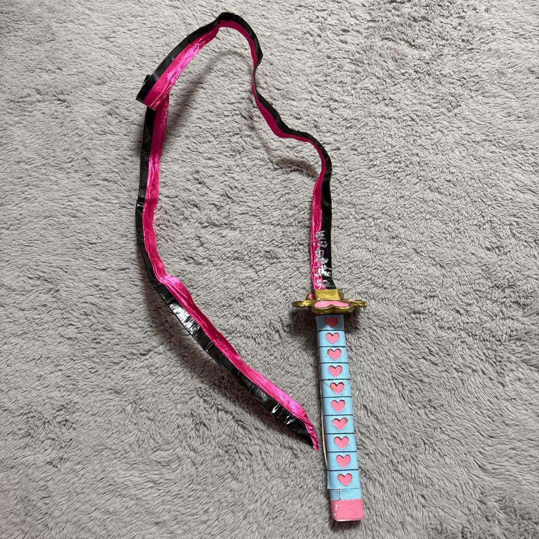 こゆき様　3点セット　鬼滅の刃　甘露寺蜜璃　武器2点、草履セット