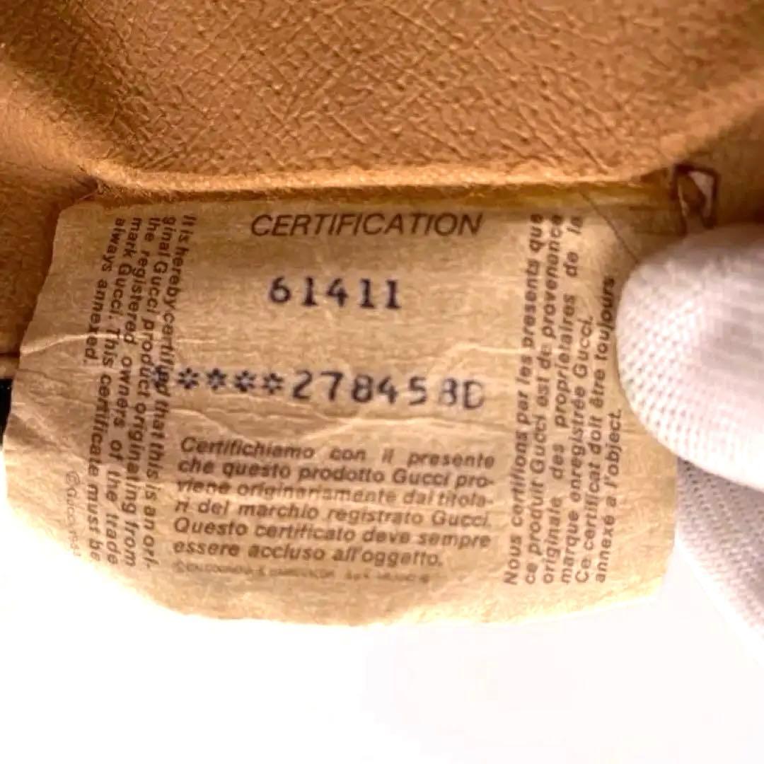 ✨美品✨ オールドグッチ GG レザー クラッチバッグ 茶色 レディース メンズ