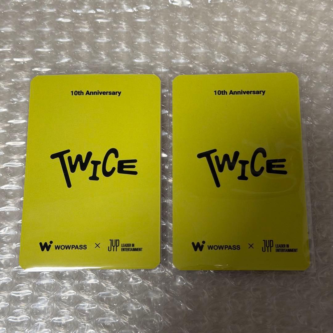 TWICE WOWPASS 10周年記念 限定トレカ ミナ 2枚セット