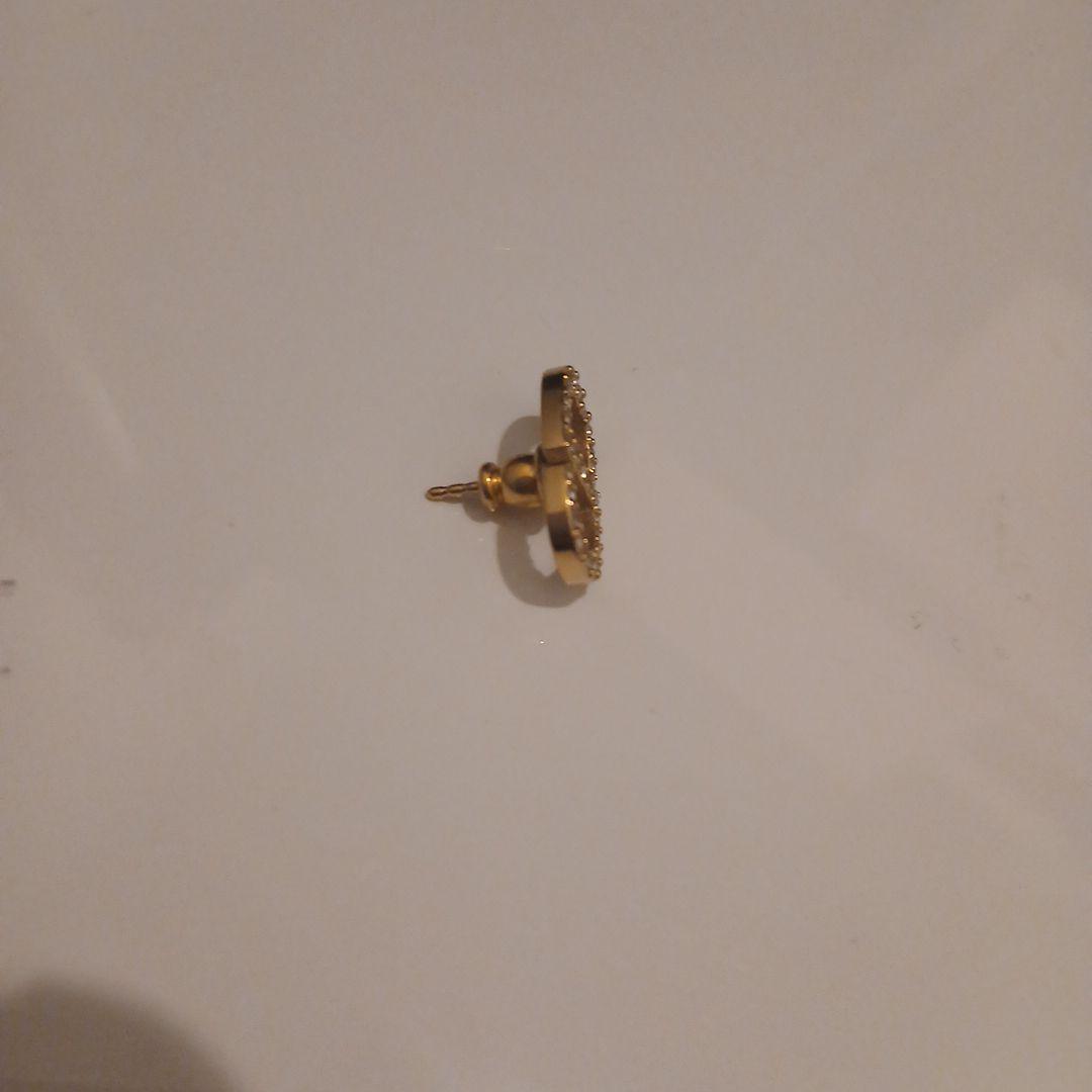 Christian Dior ピアス(片耳用) ゴールド ループ型 片耳用ピアス