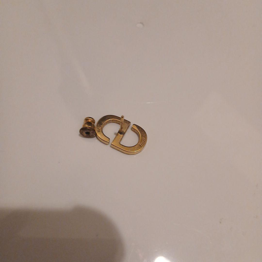 Christian Dior ピアス(片耳用) ゴールド ループ型 片耳用ピアス