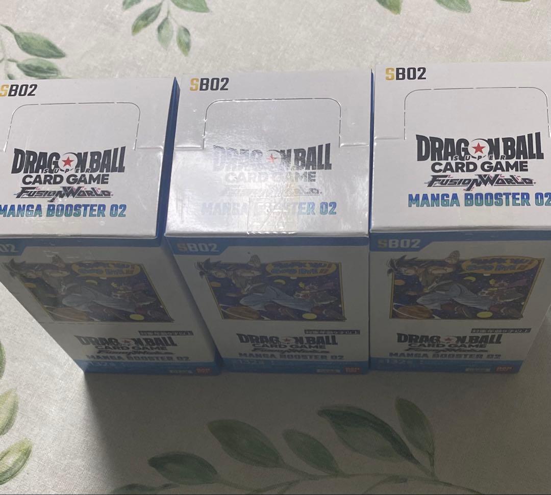 新品未開封！ドラゴンボール　マンガブースター02 未開封品　3箱